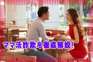 ママ活詐欺に注意!若い男性がよくカモられる手口とは?リアルな対策